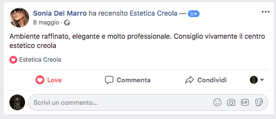 Recensione 3 Estetica Creaola